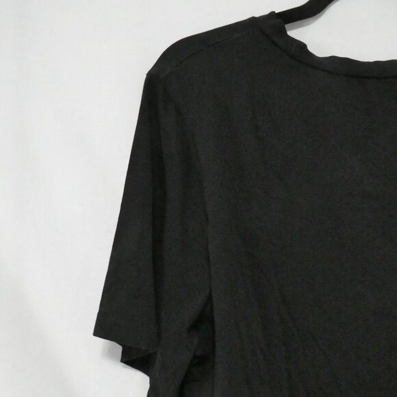 SEASTY - Curve | 2XL | Black T-Shirt With Dandelion Print - Picture 9 of 13